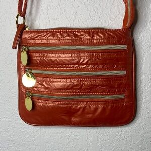Avon Shimmering Orange Crossbody Bag